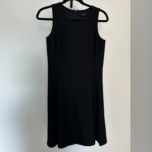 Theory Black Sleeveless Shift Dress